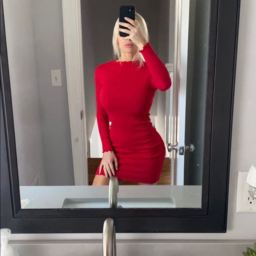 Vibrant Red Dress